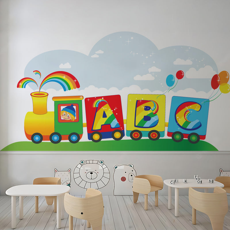 ABC Train School Wallpaper – Myindianthings