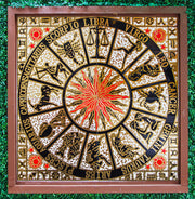 Zodiac Blue Ceiling Wallpaper