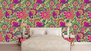 Contrasting Pink Pattern Wallpaper