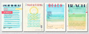 Beach Inspired Wall Art 4, Set Of 4