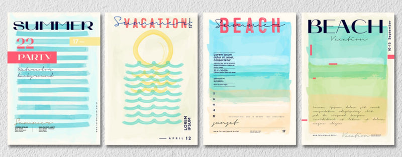 Beach Inspired Wall Art 4, Set Of 4