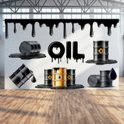 Oil Black Wallpaper