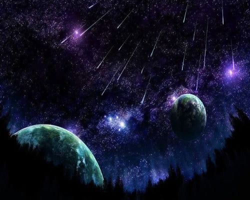 Meteor Shower  wall covering