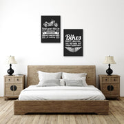 Biker Quotes Wall Art, Set Of 2