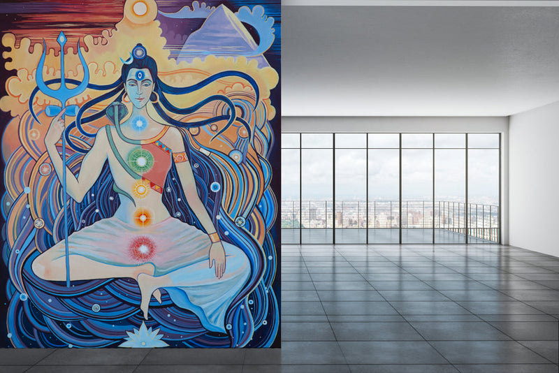 Lord Shiva Cosmic Art Wallpaper