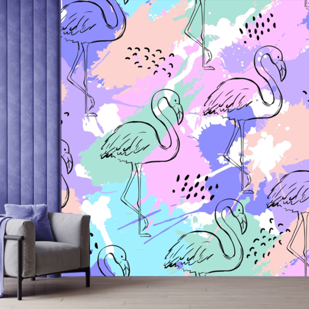 Mixed Colored Wallpaper