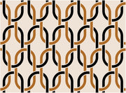 Chain Design 3D Self Adhesive Sticker For Wardrobe