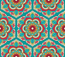 Floral Mandala Multi Art Self Adhesive Sticker For Table