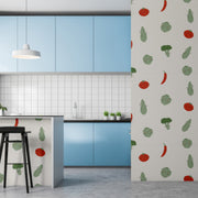 Red Tomato Broccoli Customize Wallpaper