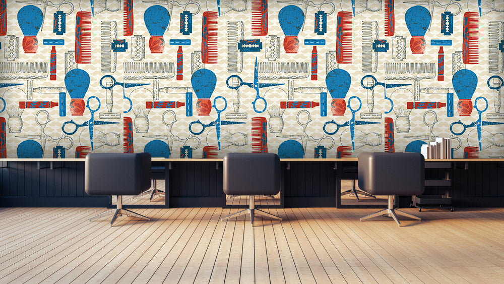 Beard Tools Salon Wallpaper