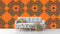 Vintage Orange Pattern Seemless Wallpaper