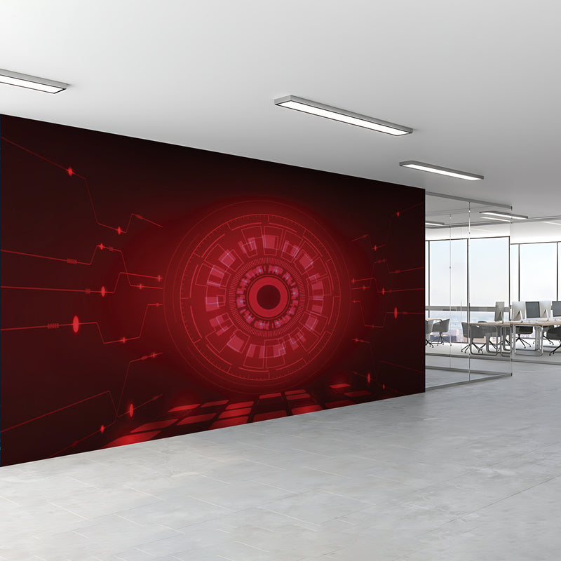 Red Circuit Board Wallpaper