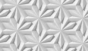White 3D Art Design Self Adhesive Sticker For Cabinet
