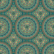 Green Mandala Art circle Self Adhesive Sticker For Table