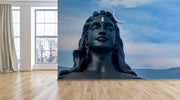 Grey Shiva And Sky Wallpaper