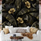 Golden Flowers Customize Wallpaper