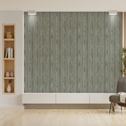 Rustico Grey Veneer Wood Texture Wallpaper
