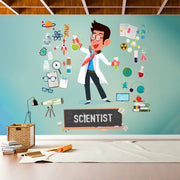 Scientist Green Wallpaper
