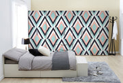 Diamond Shape 3D Pattern Self Adhesive Sticker For Wardrobe