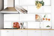 Beautiful Kitchen Tiles Pattern Customised Wallpaper