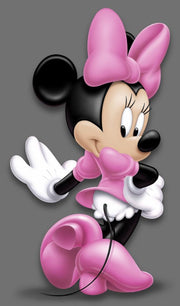 Mickey On Pose Anime Self Adhesive Sticker For Refrigerator