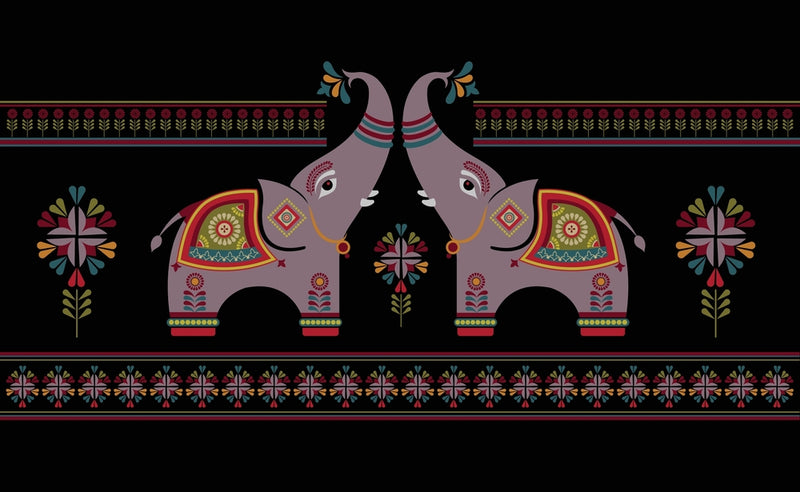 Traditional elephant design