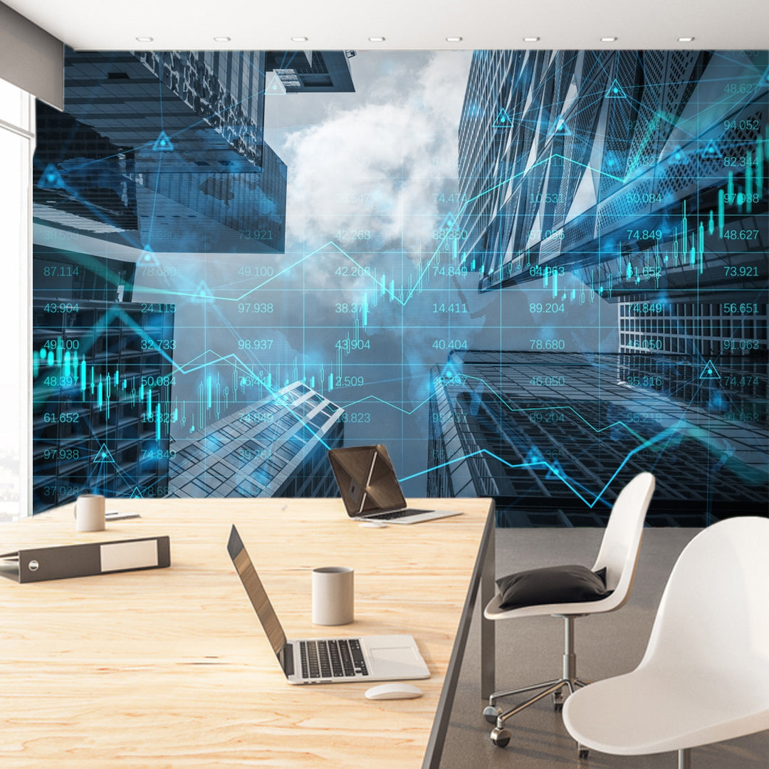 Glowing Big Data Forex Wallpaper