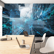 Glowing Big Data Forex Wallpaper