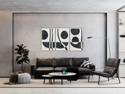 Black And White, Set Of  3