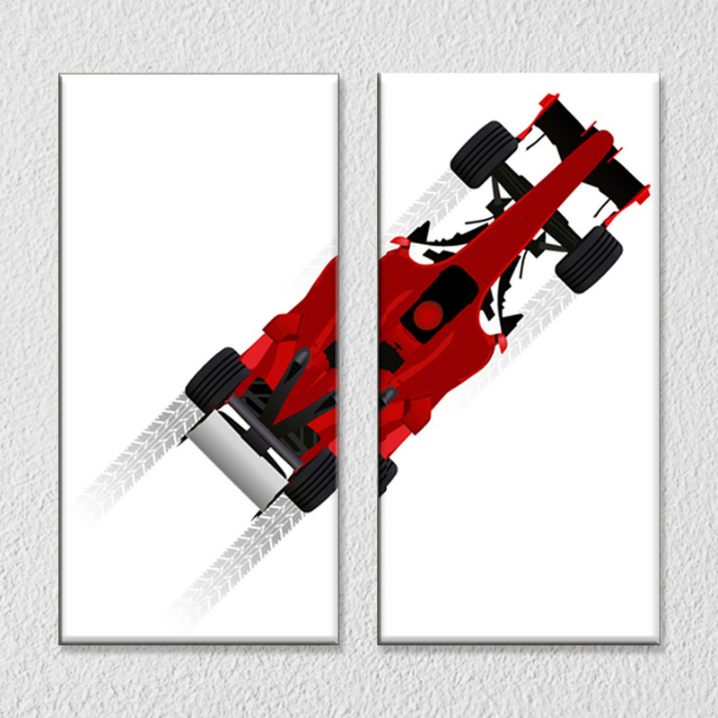 F1 Racing Wall Art, Set Of 2