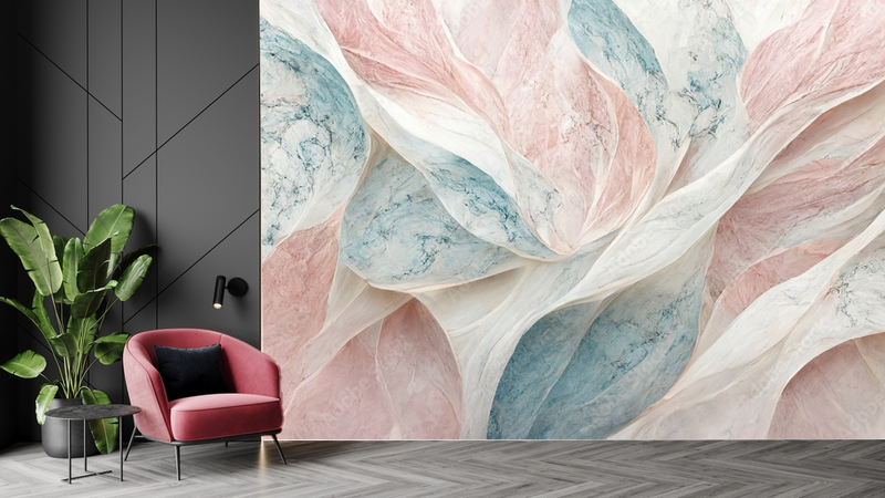 3D Pastel Marble Wallpaper