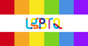 LGBTQ Logo Flag Self Adhesive Sticker For Table