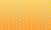 White Triangle In Yellow Self Adhesive Sticker For Wardrobe