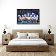 7 Horses Landscape Wall Art 3