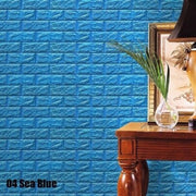 Blue 3D Foam Panel