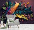 3d Leaf Wallpaper