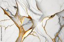 3d Marble Broken Golden Wallpaper