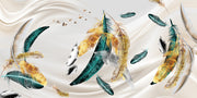 3D Feather Diamond Sticker