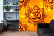 Golden Art Om Self Adhesive Sticker For Wardrobe
