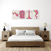 Psychedelic Wall Art, Set Of 4