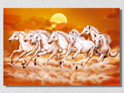 7 Horses Landscape Wall Art 17