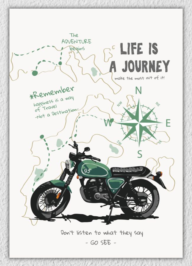 Life Is A Journey Wall Art