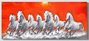 7 Horses Landscape Wall Art 7