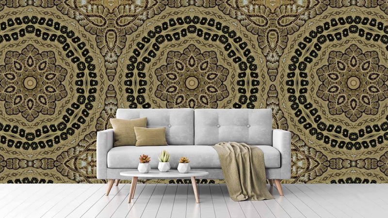 Tapestry Mandala Flower Wallpaper