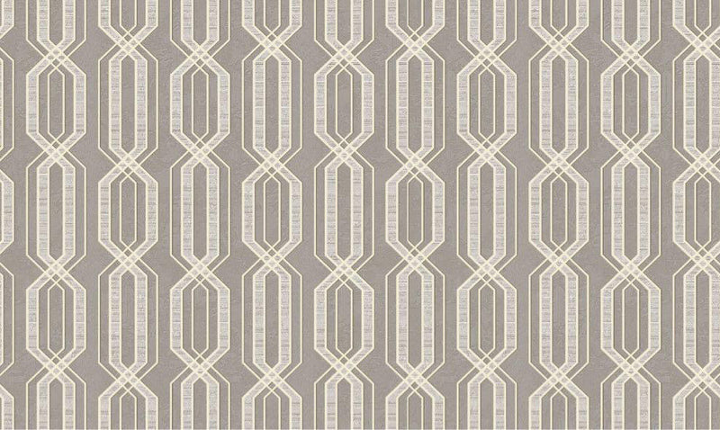 Moksh Geometric Embroidery Wallpaper