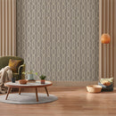 Moksh Geometric Embroidery Wallpaper