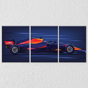 F1 Racing Wall Art, Set Of 3
