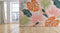Pastel Different Leaves Tropical Wallpaper