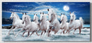 7 Horses Landscape Wall Art 1