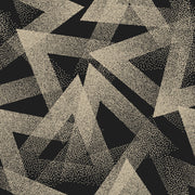 Triangle In Triangle Design Self Adhesive Sticker For Wardrobe